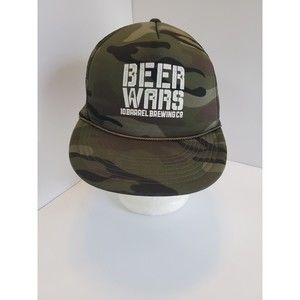 Camo Beer Wars 10 Barrel Brewing Co Trucker Hat Anheuser-Busch NWOT Snapback